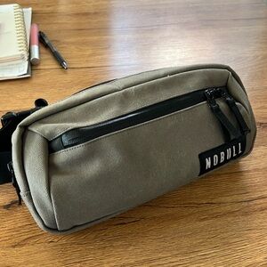 Nobull waxed canvas fanny pack